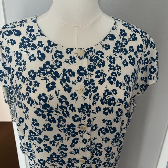 REFORMATION Fauna Milanesa Floral Midi Dress Size 12 - Picture 6 of 8